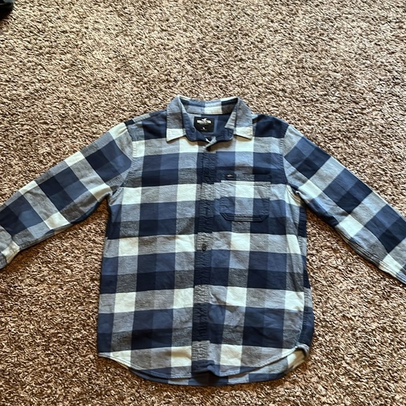 Blue Hollister California Flannel - Picture 2 of 4